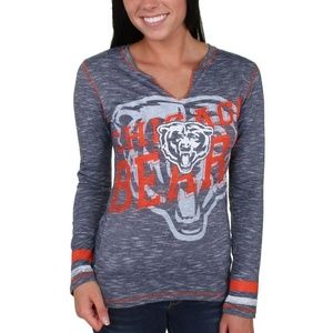 Chicago Bears V-neck Long Sleeve